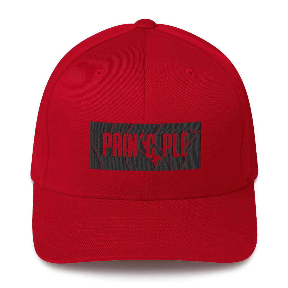 Black PrinCple – Structured Oneprincple Twill Cap Closed-Back Flexifit