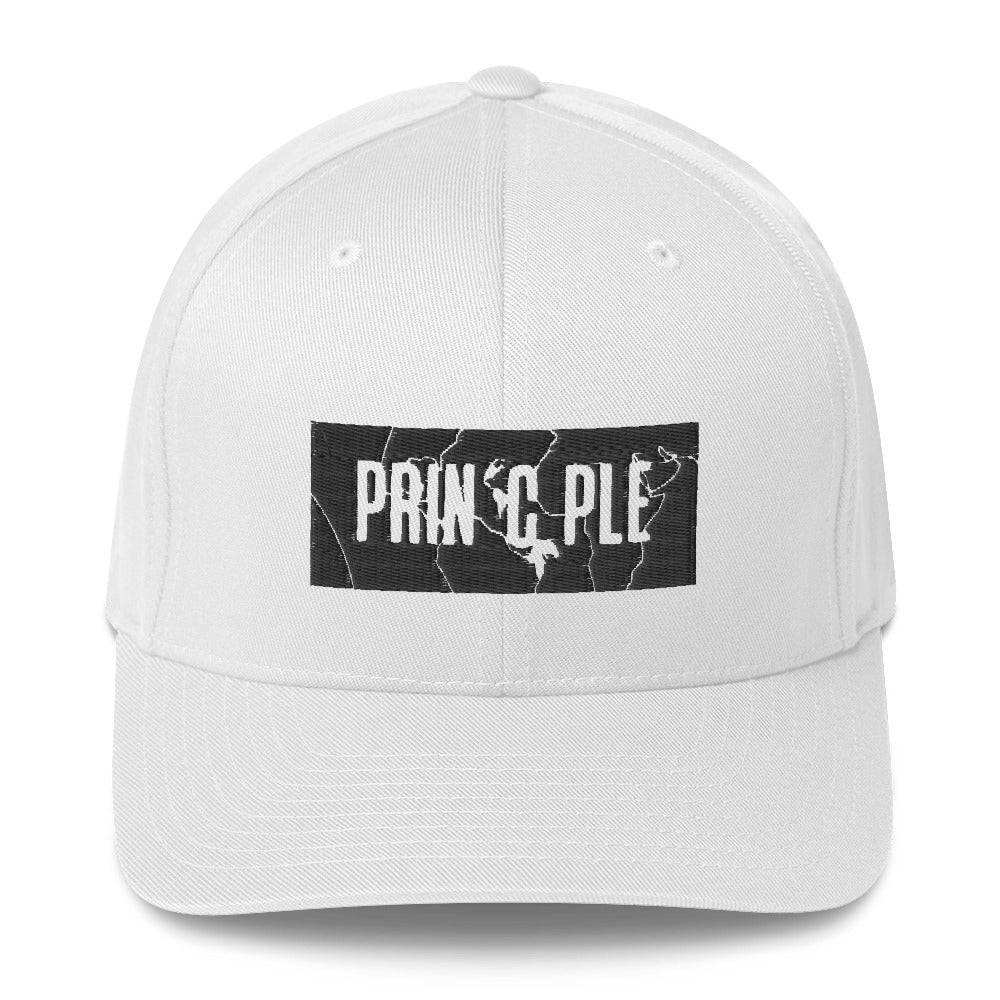 PrinCple Flexifit Structured Cap – Oneprincple Twill Black Closed-Back