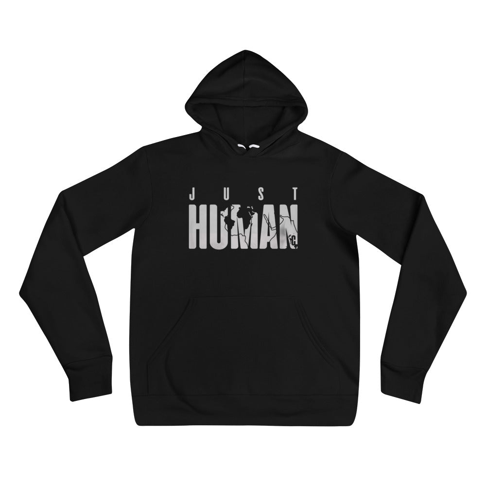 Women's JUST HUMAN Grey Ice Pullover Hoodie