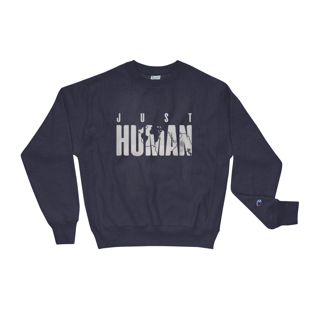 Men's JUST HUMAN Grey Ice Champion Sweatshirt