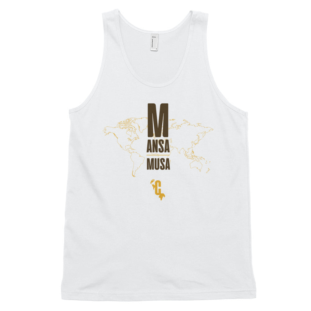 Men's Mansa Musa Mapped Loose Fit Tank Top