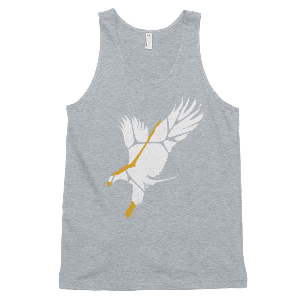 Men's White Birds & The Ecosystem Loose Fit Tank Top