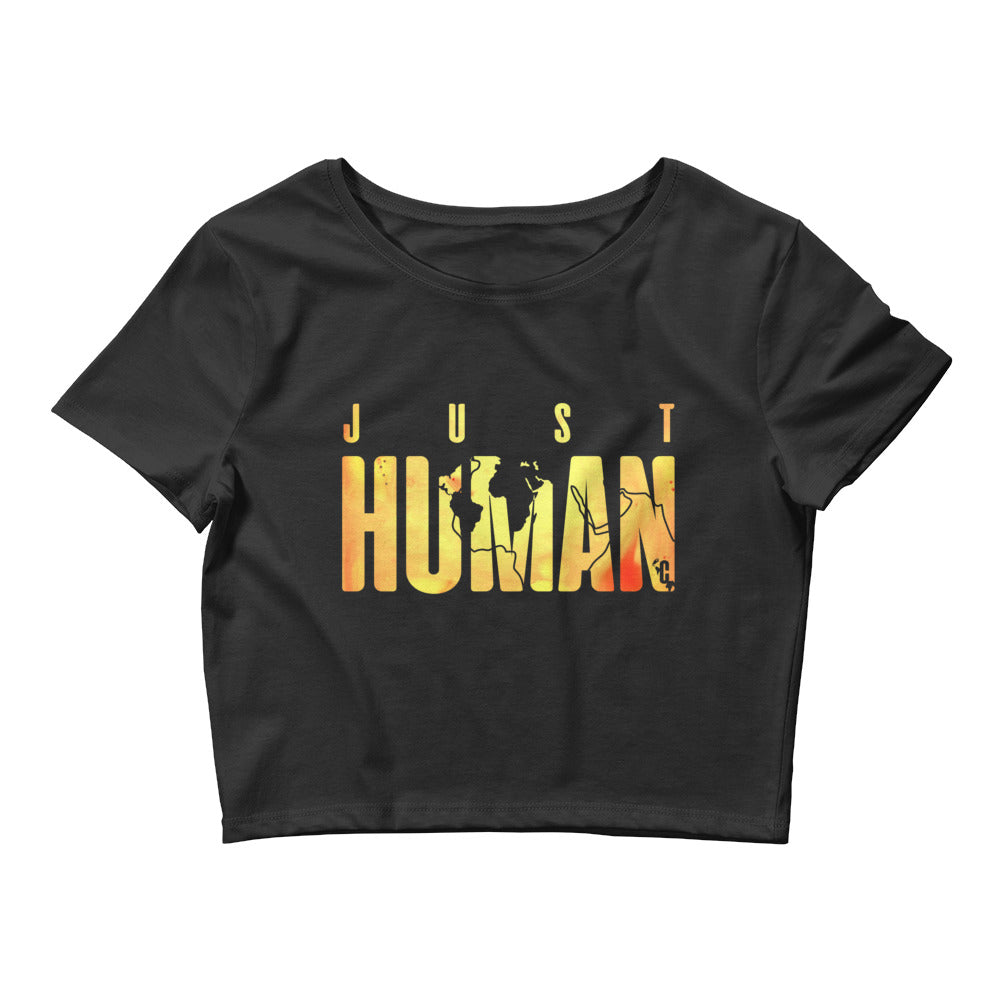 Women's JUST HUMAN Sunrise Slim Fitted Crop Top
