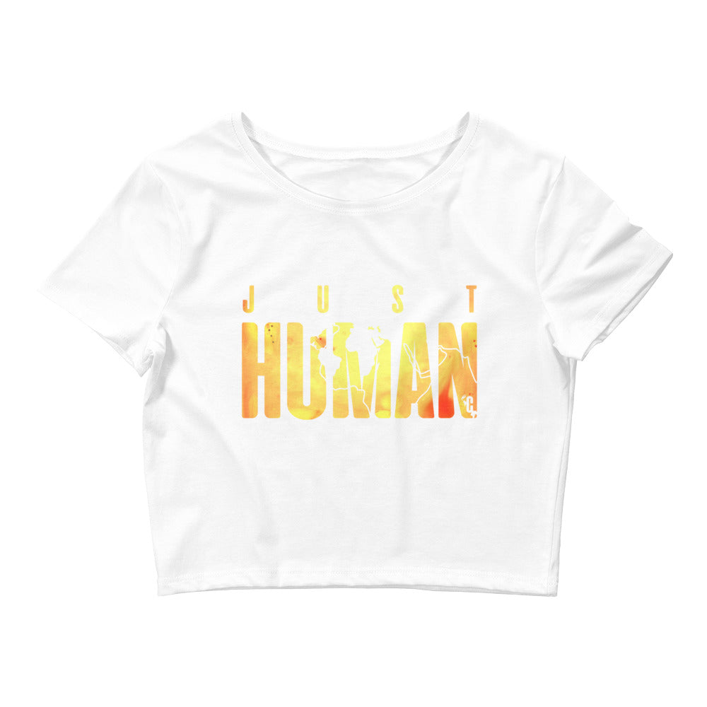 Women's JUST HUMAN Sunrise Slim Fitted Crop Top